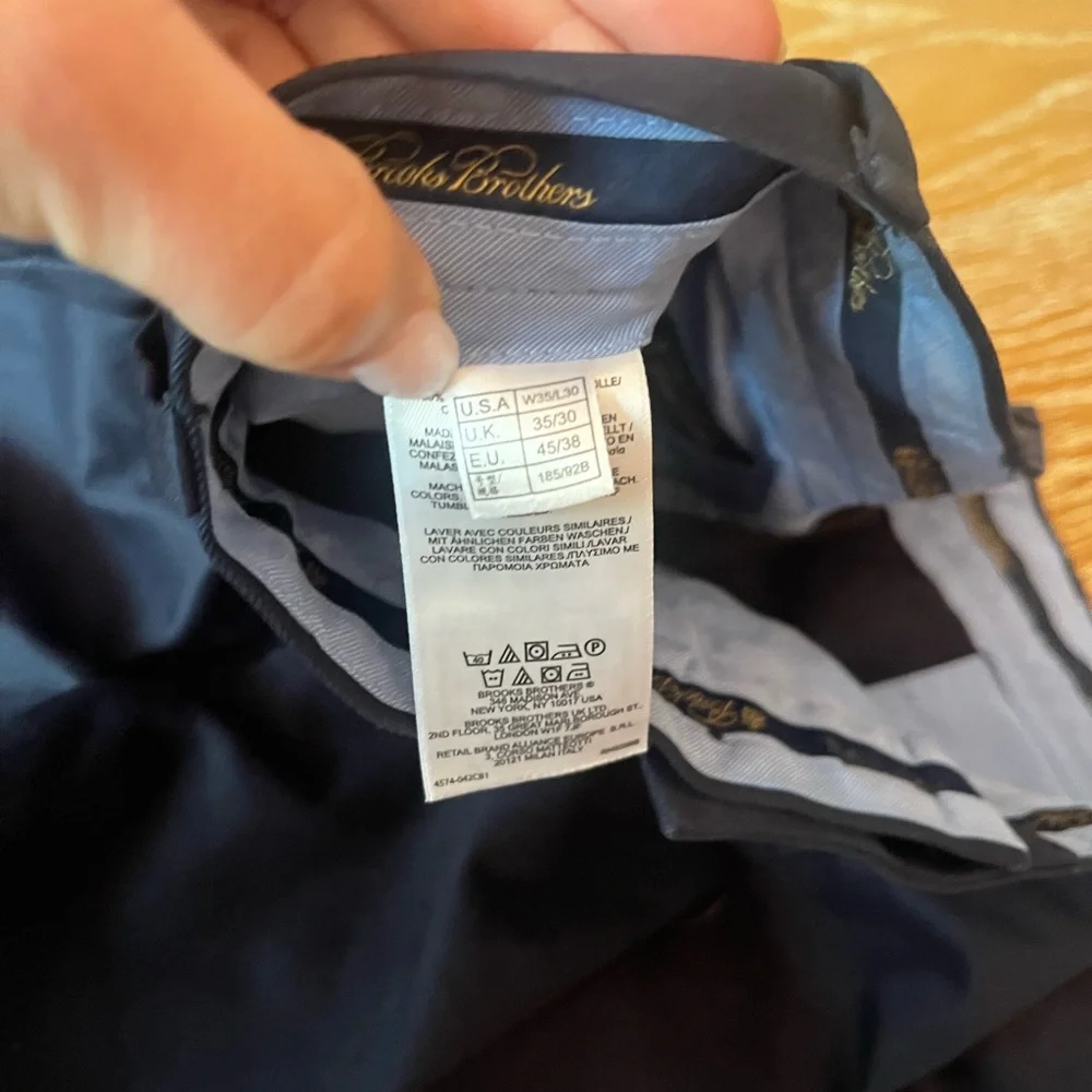 Brooks brothers navy blue pants